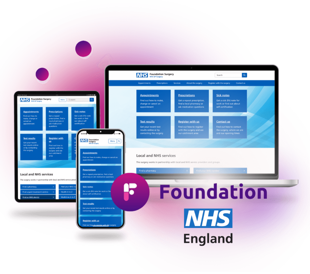 nhs website design