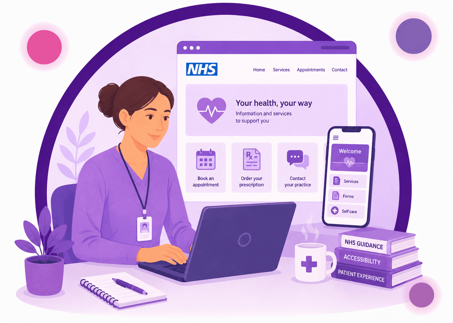 healthcare website design